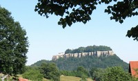 Blick auf die Festung Knigstein